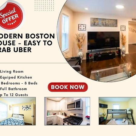 30-1 4Br Boston - Comfortable Apt Near Mbta Exterior foto